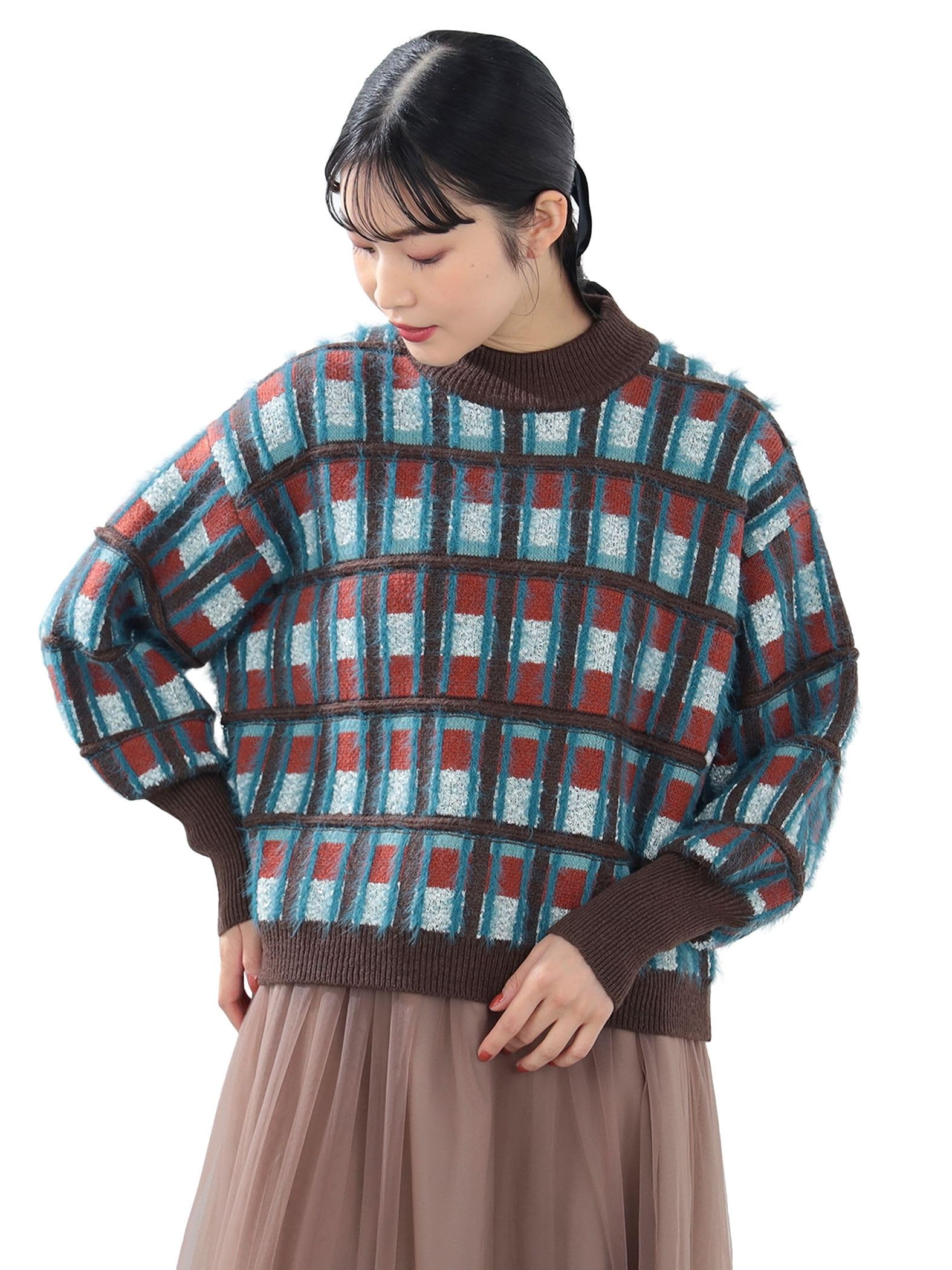 

Вязать Вязать КОРИЧНЕВЫЙ ОДИН РАЗМЕР [Beams Heart] L/S г/Tuck CHK_JQ Женщины