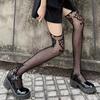 Women Classical Design Harajuku Emo Mesh Tights Lingerie Thigh High Garters Hosiery Gothic Dark Girl Long Sexy Fishnet Stockings