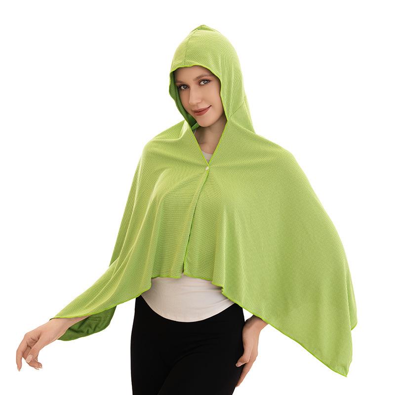 Summer Quick-Dry Hooded Beach Cape: Stylish, Lightweight Sun Protection