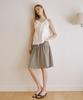 OURO Ribbon Button Blouse [ White ]
