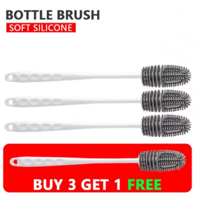 Bottles Brush Silicone Baby Bottles Clean Brush Long Cleaning Brush Cup Brush for Scrubbing Useful Cleaning Product for Home