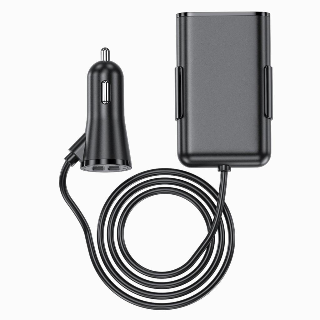 Ładowarka Samochodowa QC3.0 Szybkie Ładowanie 4USB Lampka Wskaźnikowa Adapter Ładowarki do Zapalniczki Samochodowej dla 12V?24V