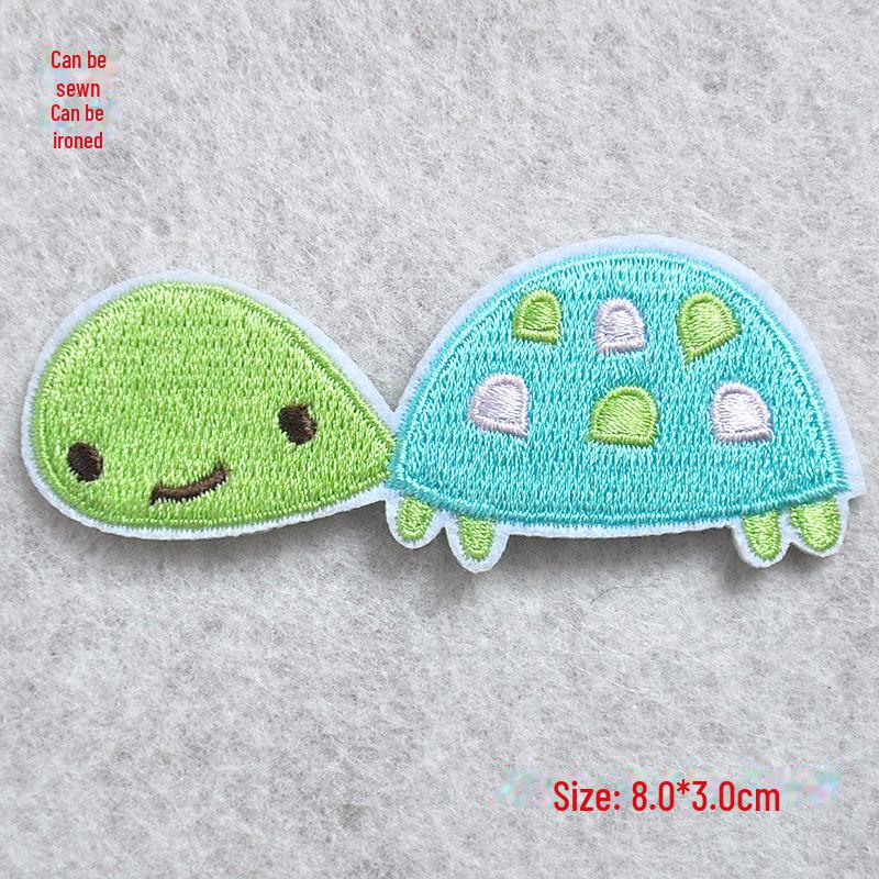 Cartoon Embroidery Patch Set for Clothing: Jeans, Down Jackets, and Repair