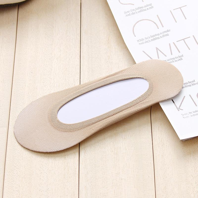 2024 Summer Women's Candy Color Non-Slip Low-Cut Boat Socks - Trendy Casual Invisible Socks