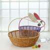 Easter Wicker Bunny Basket Storage Basket