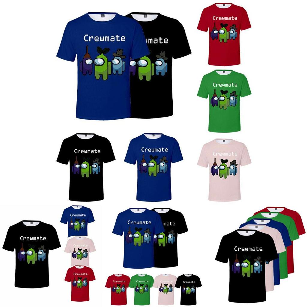 Imposter-Spiel-T-Shirt Crewmate Herren Damen Erwachsene Kurzarm-T-Shirt