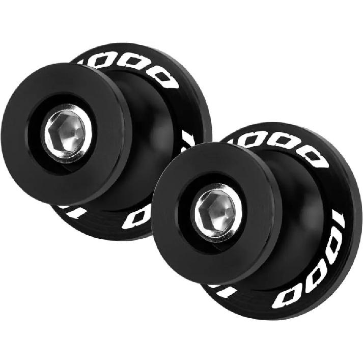 

M8 Motorcycle Swingarm Bobbins For V-Strom 1000 (DL1000) 2002-2019 Paddock Stand Mounts with Shock Absorption Accessories чёрный