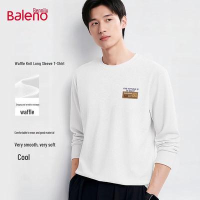 Baleno 2026 Men's Waffle Knit Long-Sleeve Casual T-Shirt