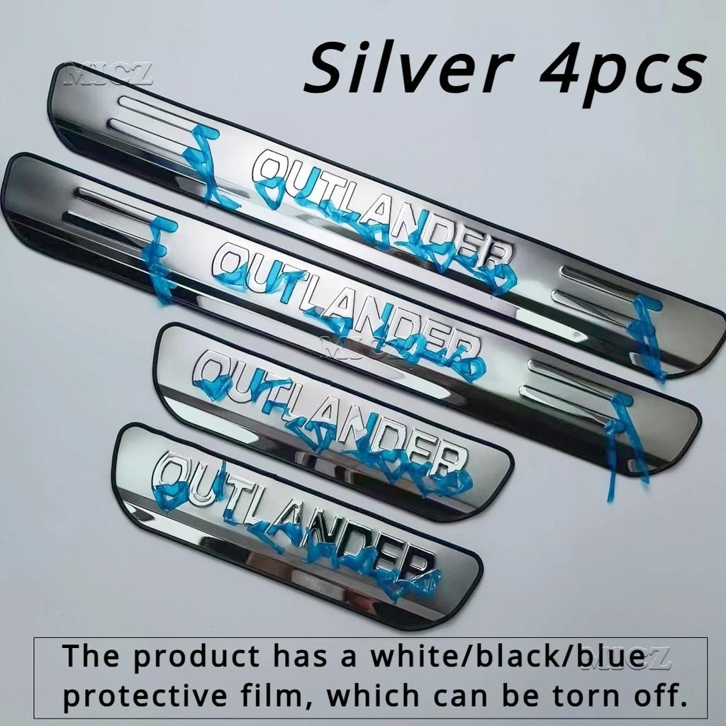 For Mitsubishi Outlander Car Accessories Stainless Steel Door Sill Scuff Plate Door Sill Protector 2013 2014 2015 2016 -