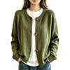 Women's Casual Button Down Cardigan Sweater, Long Sleeve Knit Outerwear for Everyday Wear
