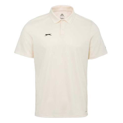 Slazenger Mens 3/4 Sleeve Cricket Polo Shirt