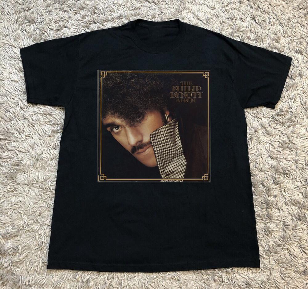 

Phil Lynott Albums Black Shirt Full size S5XL Unisex CL70 Unisex T-Shirt M