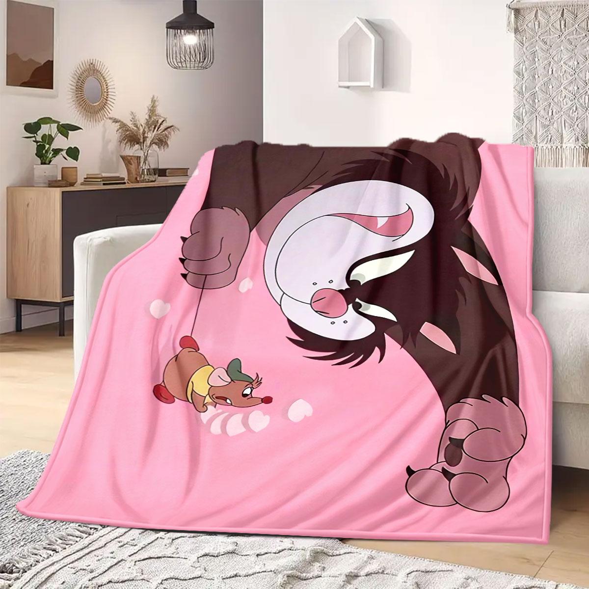 

princess Print Flannel Blanket Cartoon for Sofas Beds Bedrooms Chairs Travel Picnics Home Decor Unique Gift Idea 3D Style 75x90cm