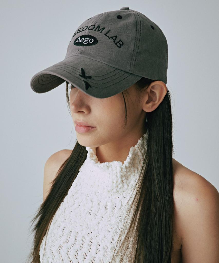 AEGO FREEDOM LAB Signature Logo Cap_Gray