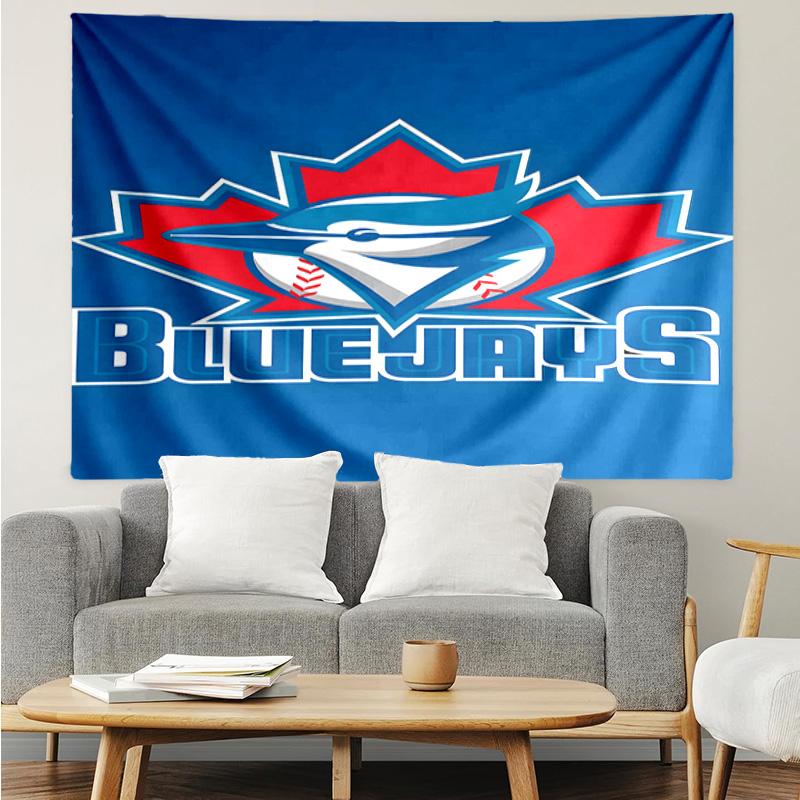 1PC Blue Jays Baseball Season Quick-Dry Tapestry, Unique Design Tapestry, Suitable for Bedroom,Livingroom, Playroom,Heartwarming Holiday Gifts