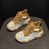 Leather Daddy Shoes Women's Summer Casual Retro Inner Elevation Shoes Platform Sandals