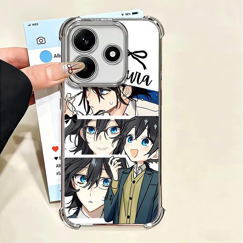 Anime Horimiya Soft Phone Case For Xiaomi Poco X7 X8 Pro Max X6 X5 X3 F8 Ultra F7 M8 M7 M5S Redmi 15C 15A 15 14C 13C 12C 13 12