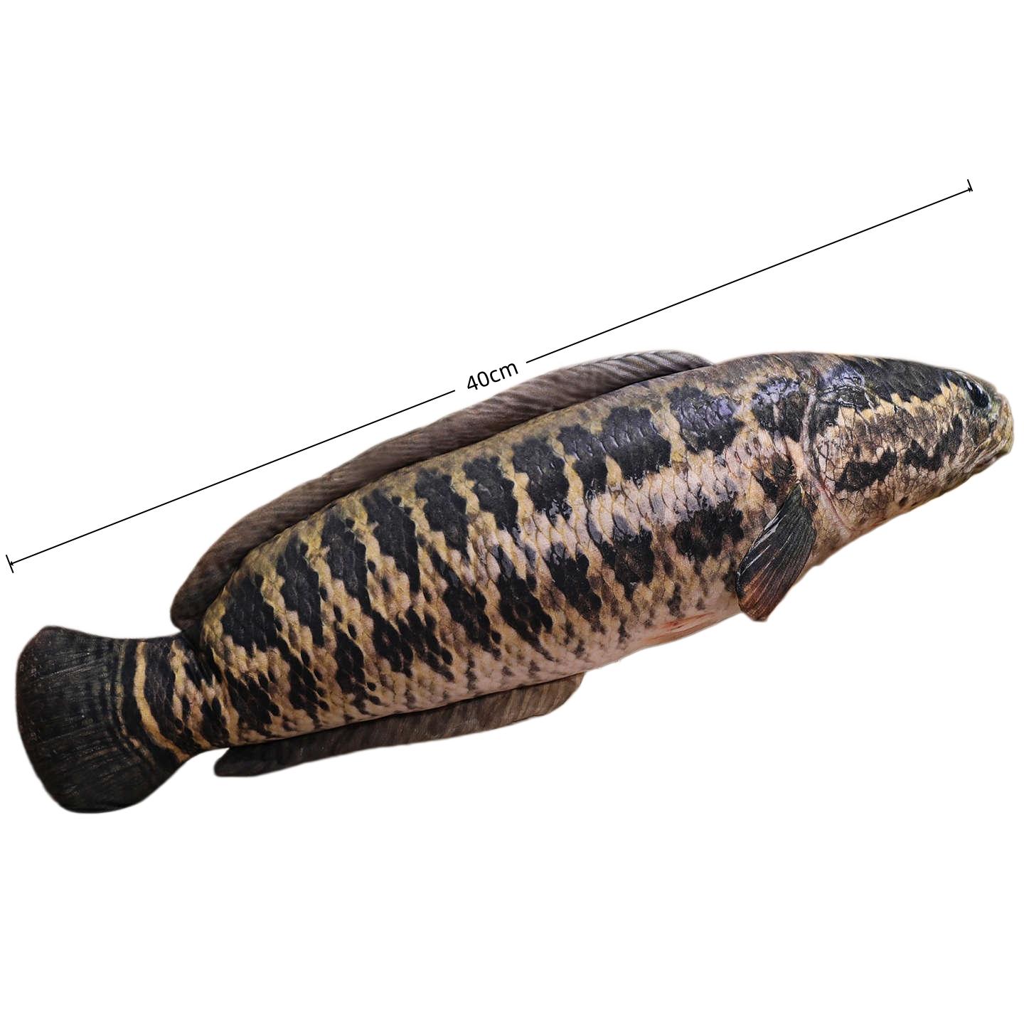 40-100cm Simulation Lustige Fisch Plüschtiere Stofftiere Weiche Schlangenkopf Tierkissen Kreatives Schlafkissen Für Kinder Weihnachtsgeschenk