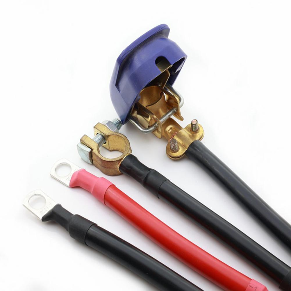 2PCS 50cm 2AWG Battery Cable with PVC Insulation for Use In Cars For Trucks Boats and Renewable Energy Systems