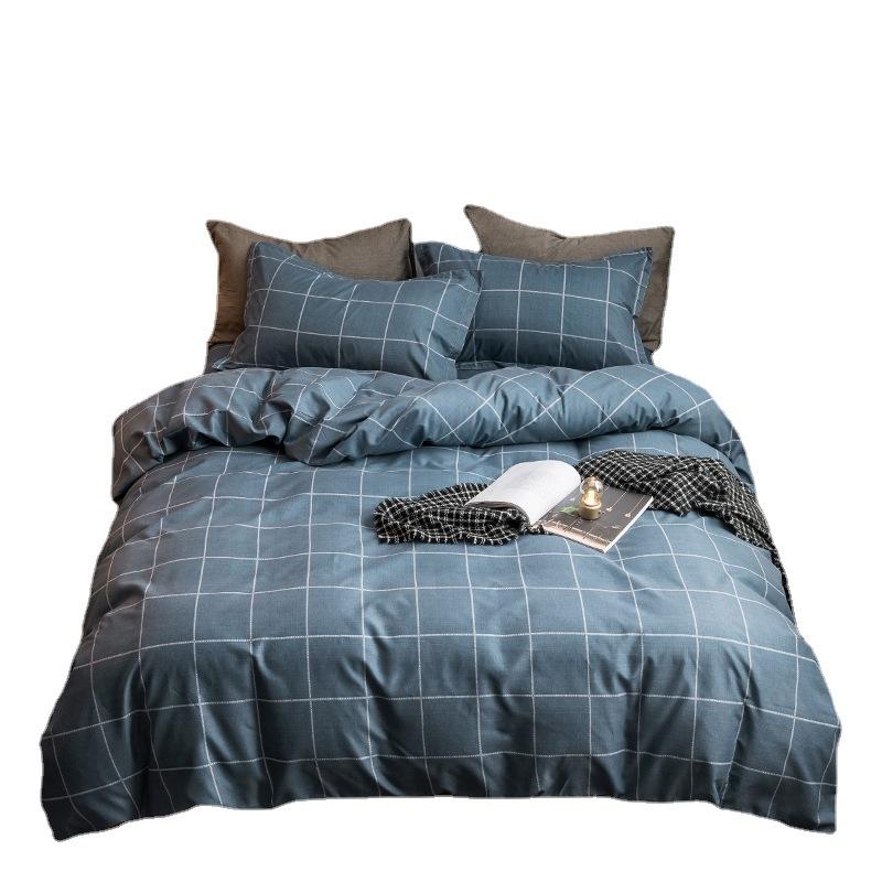 Thickened three piece and four piece bedding sets