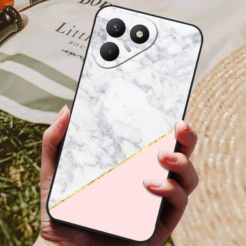Для Tecno Pova 7 4G Чехол Роскошный Телефон Силиконовая Задняя Крышка Для Tecno Pova 7 LJ6 Чехлы Pova7 4G Защитный Ударопрочный Чехол Capas