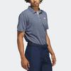 adidas Golf Drive Heather Golf Polo Shirt Collegiate Navy IA5451