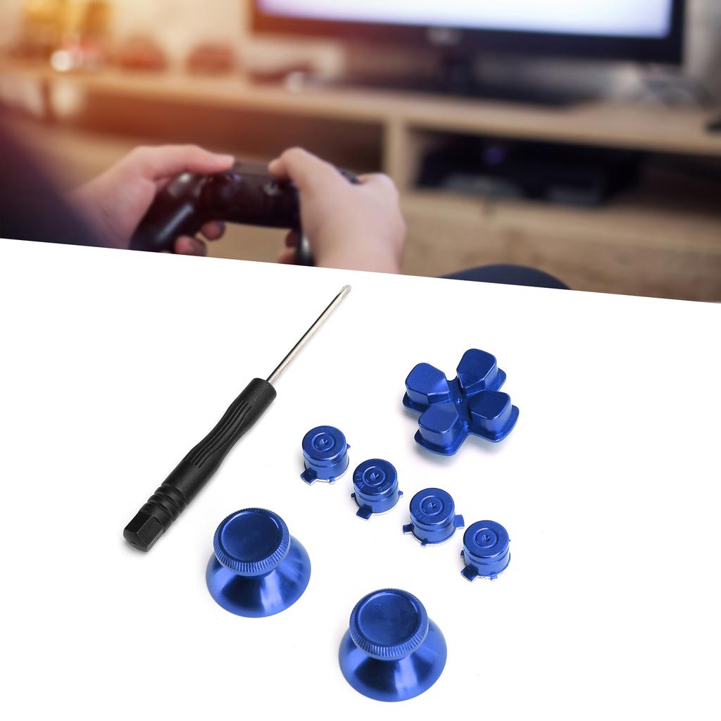 Metal Button Thumbstick Simulates Grip for Gamepad Controller Joystick Replacement