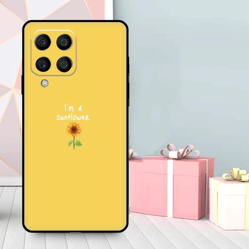 Gänseblümchen Sonnenblume Blumiges Blumen Case Für Samsung Galaxy M56 M52 M32 M53 M16 M11 M21 M31 M35 M12 M13 M14 M15 M36 M55 M34 M54