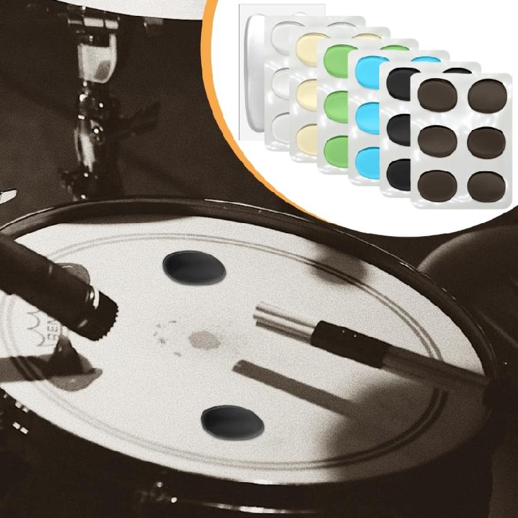 Drum Set Silicone Silencers Shock Absorbing Practice Pads Noise Reduction Pads Suitable for Quiet Training Event
