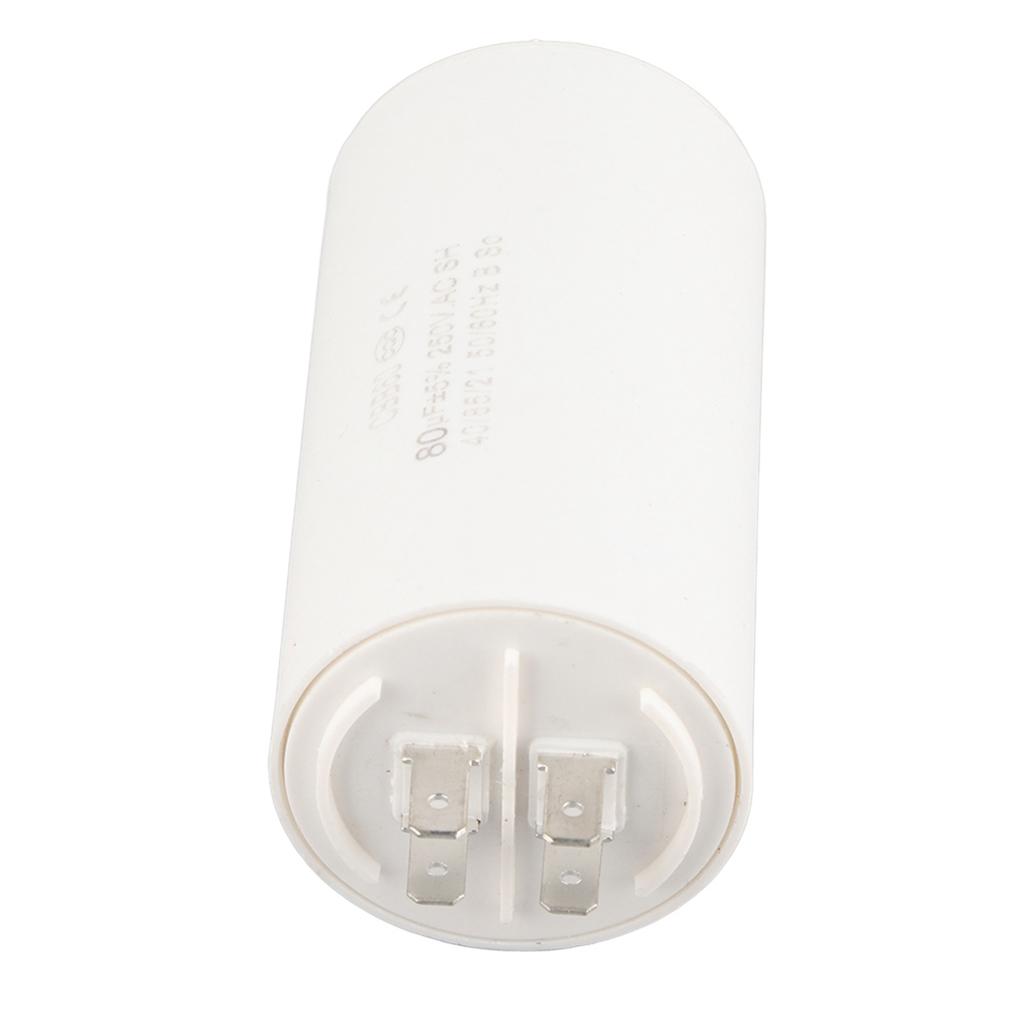 CBB60 Cylinder Shaped Run Capacitor AC 250V 80uF 5060HZ for Motor Pump