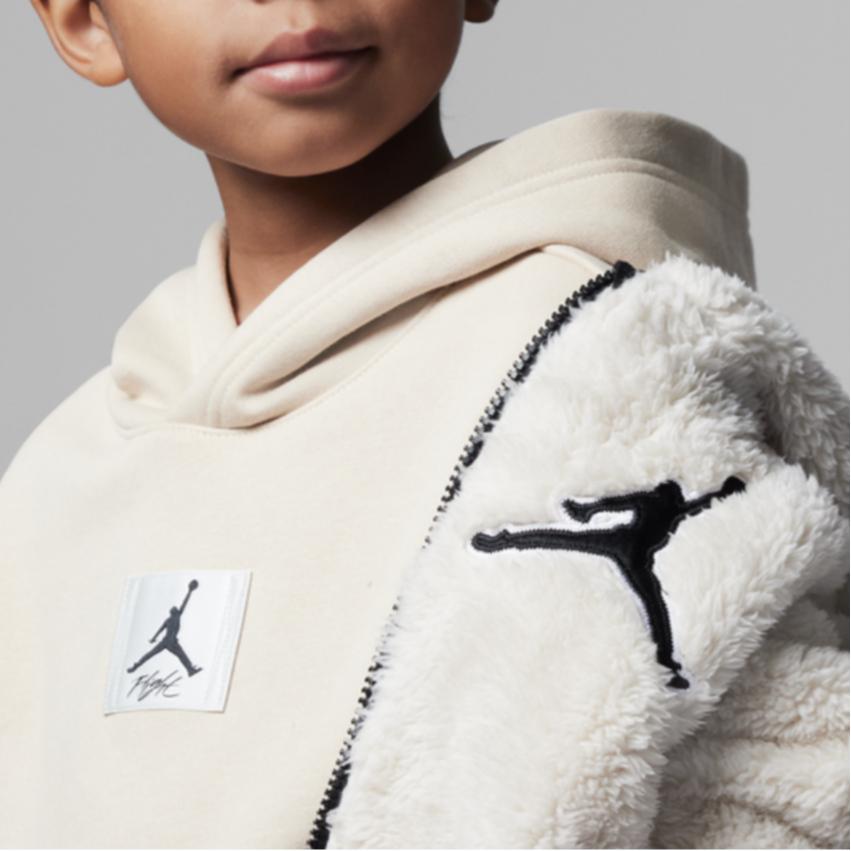 Jordan Logo Hoodie Kids Hoodies Vine-Yellow DQ7938-206