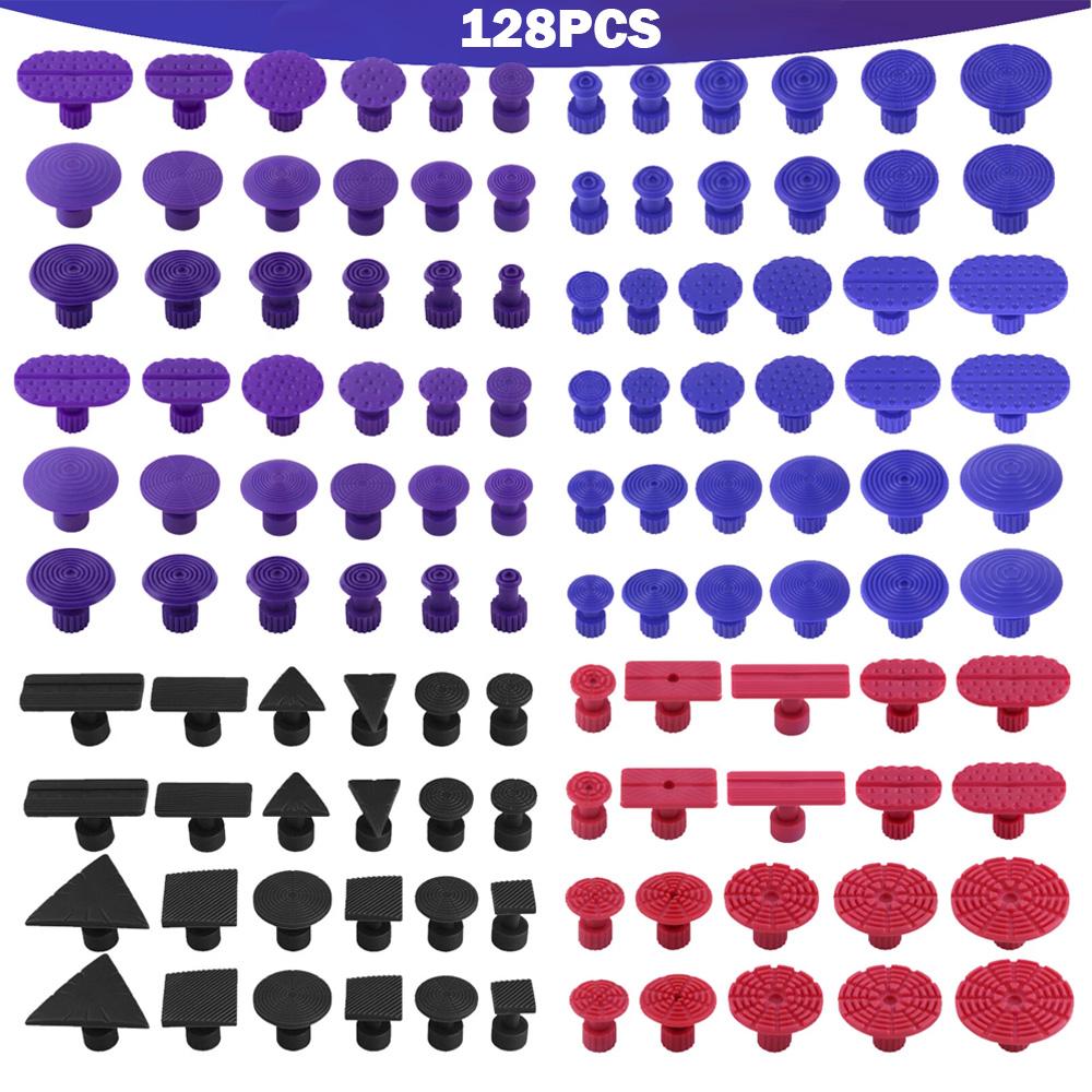 

Professional PDR Tabs, Glue Pull Tabs for Car Dent Removal, Auto Body Repair, Multi-Size 128PCS