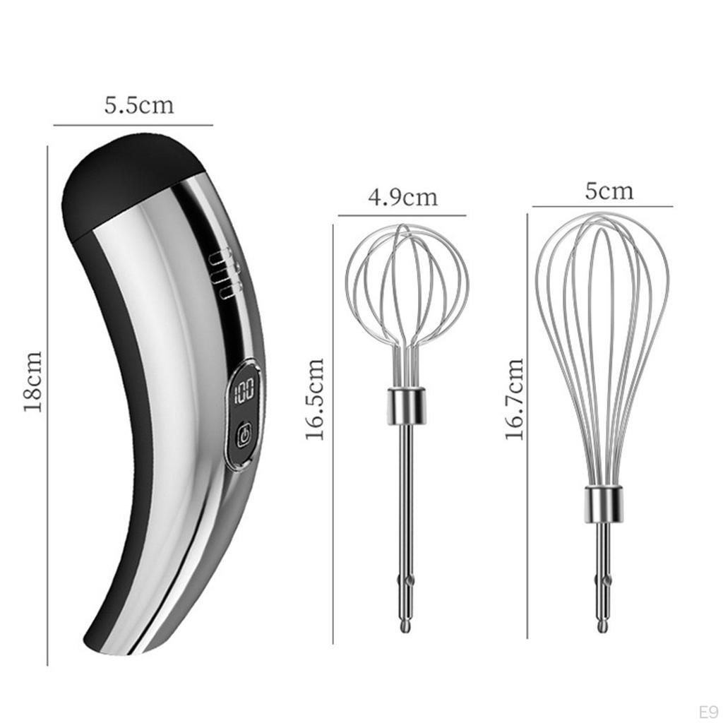 Cordless Electric Mixer, Convenient Egg Beater, Mixer for Cakes And Coffee, Ideal