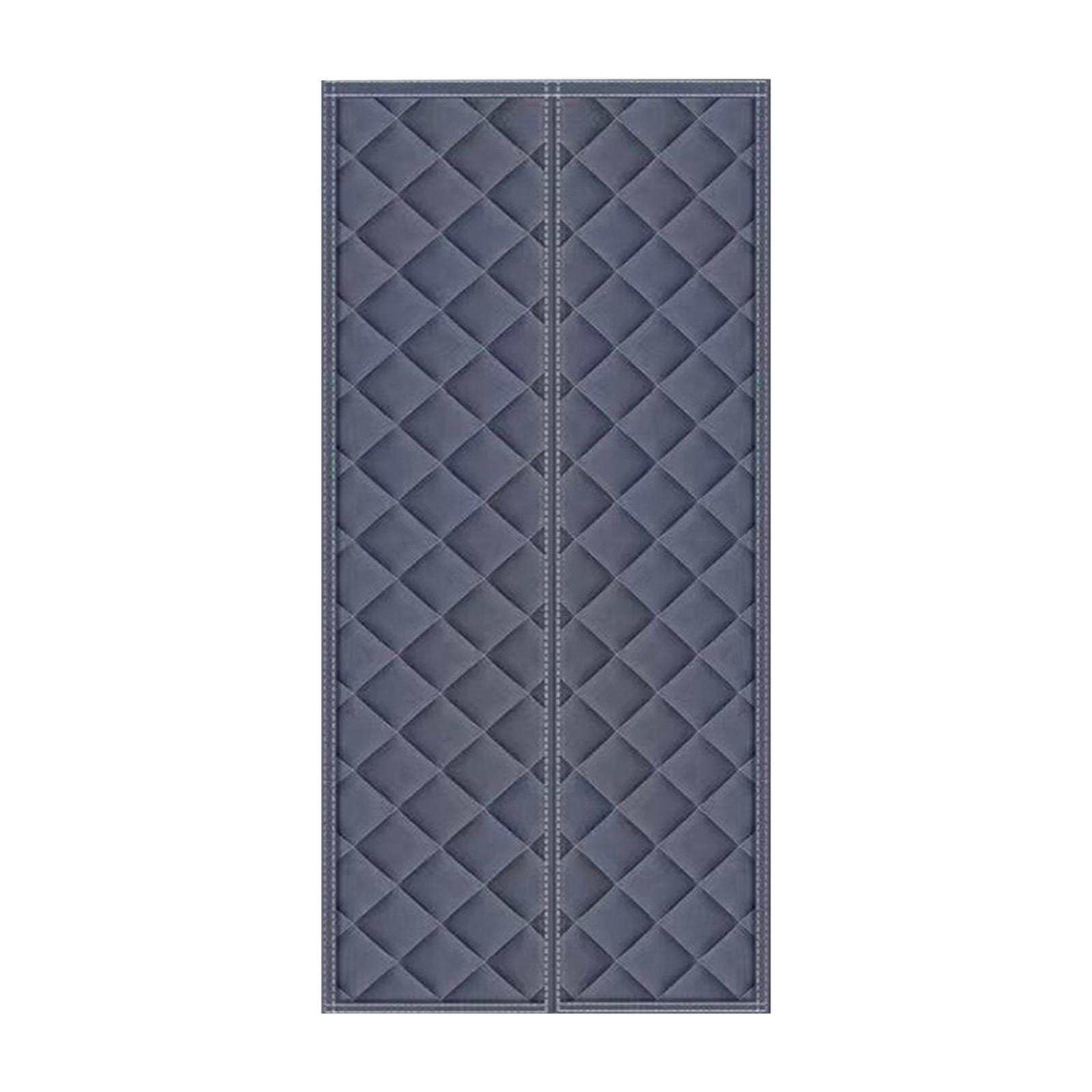 

210x100см Зимняя хлопковая дверная штора - , Ветрозащитная, Утолщенная магнитная штора для дома, Без перфорации, Теплая перегородка для кондиционируемой двери