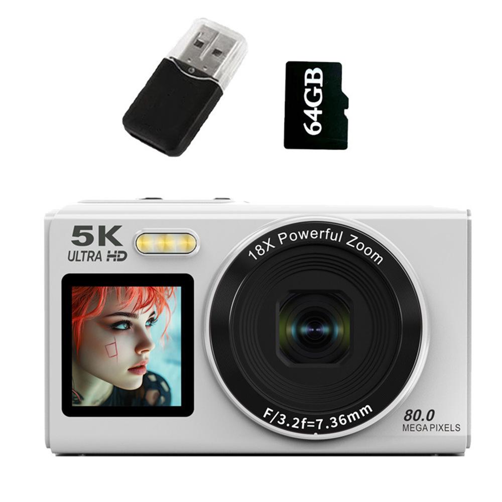 5K Dual Screen HD Selfie Video Camera with WIFI