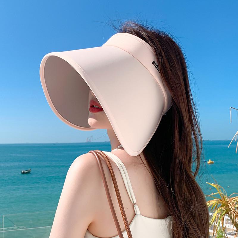 Summer Sun Hat With Upf50 Uv Protection Casual Large Brim For Women Outdoor Use