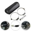 Motorcycle Exhaust Middle Pipe Heat Shield Muffler Protector Guard Carbon Style