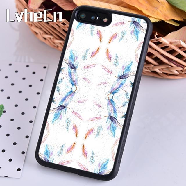 Watercolor Feather Pattern Design Phone Case For iPhone 17 Air 13 12 Cover For Apple 14 15 16 Pro Max Plus