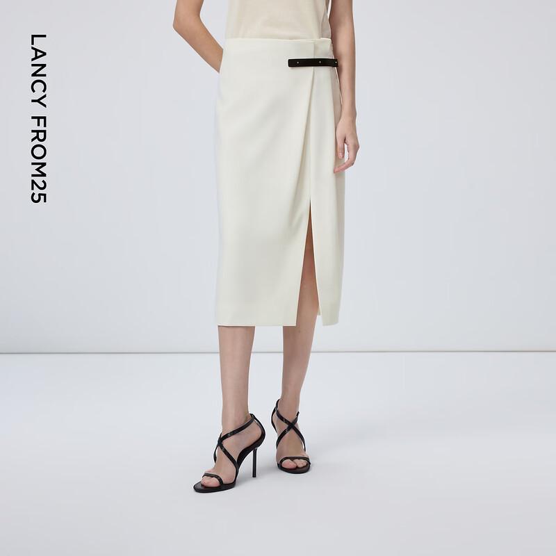 LANCY Elegant Beige Blazer & Skirt Collection L