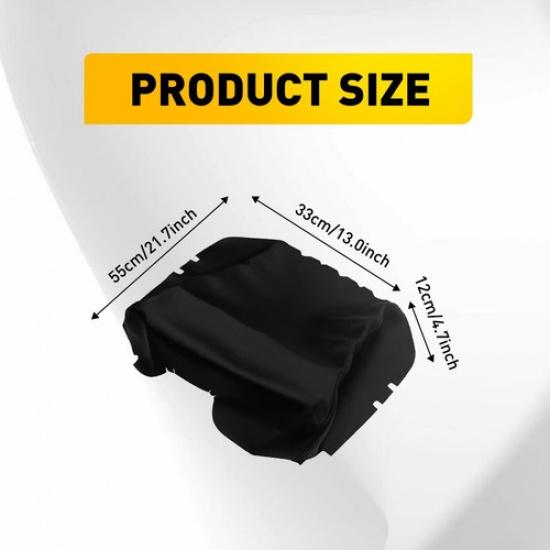 Fits 2007-2013 Tundra Toyota Leather Center Console Armrest Lid Cover Black/Gray