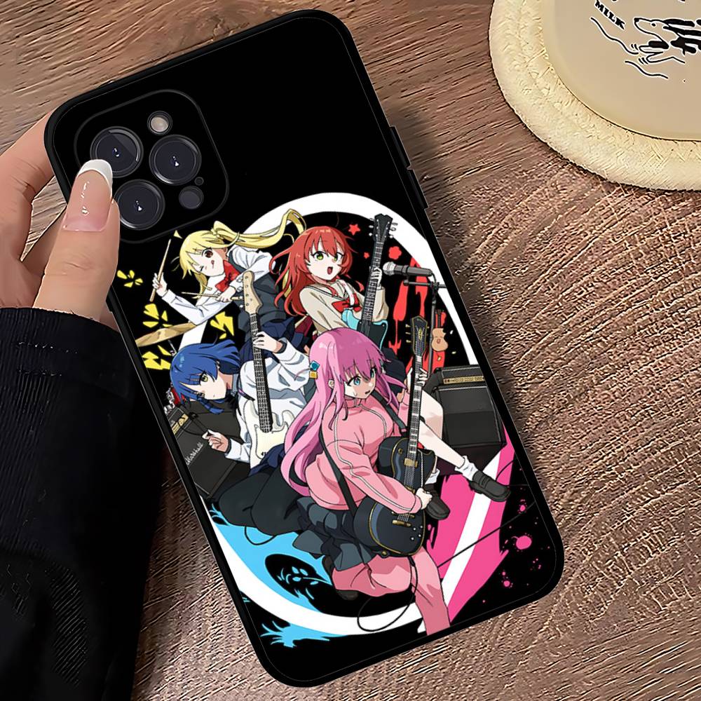 Anime Bocchi The Rock Phone Case For Iphone 17 16 15 16e 14 13 12 11 Pro Max Plus Case Cover Coque