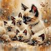 Diamond Painting Handmade DIY Diamond Painting Cartoon Square Living Room Bedroom Decorative Painting