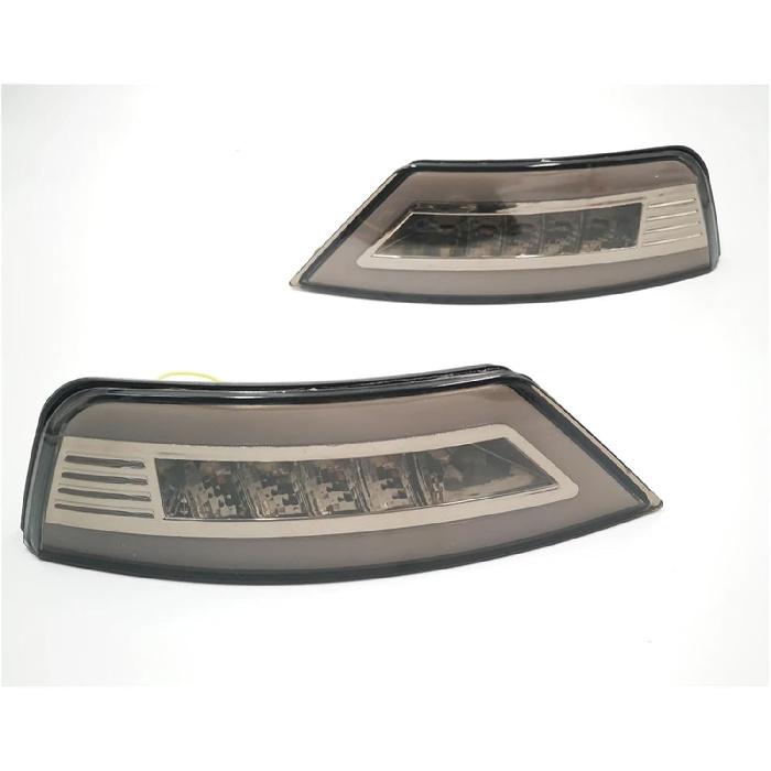 Car Right Rear Bumper Reflector Lights Rear Fog Lamp Assembly, Compatible For Ford Escape Kuga 2013 2014 2015 2016 2017 2018(Blue 2pcs)