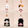 Décor Mignon Chat Peluche Poupée avec Coton à Poil Court Pour Cadeau et Collection