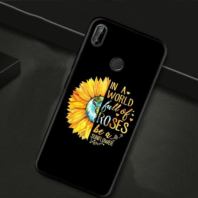 

Beauty Yellow Sunflower For Huawei Nova 11i 12i 12s 8i 9 10 SE Y60 Y61 Y70 Y90 Y72 Y73 Y91 P60 Pro P40 P30 Lite Case Huawei Nova Y91