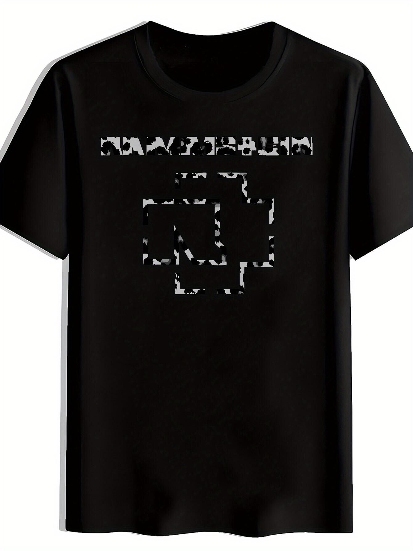 

Retro Rock Band Graphic T-shirt - Stray Cat Design with Bold White Print XL