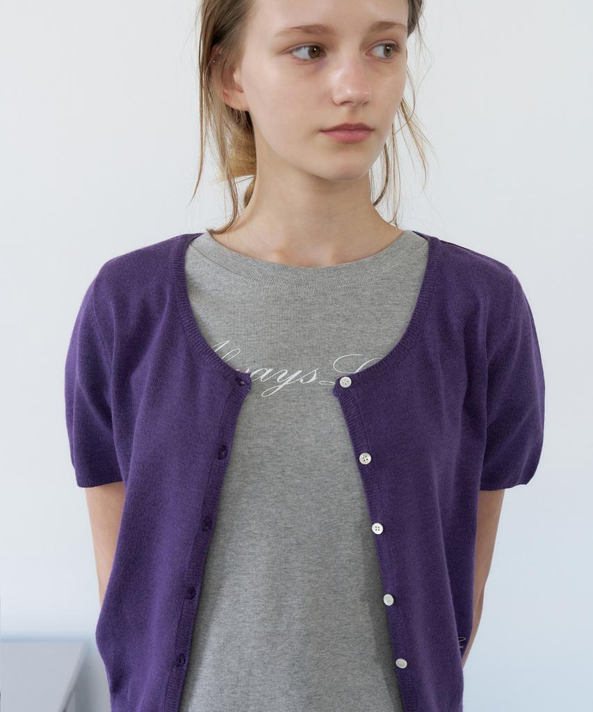 LETTERA Soft Blossom Knit Cardigan