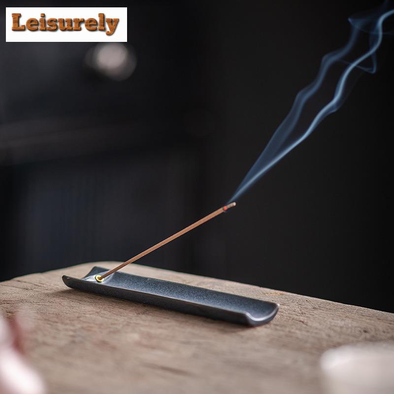 Lake Blue Plum Green Off-white Blue Black Incense Holder Creative Zen Garden Incense Burners Aromatherapy Censer Buddhism Craft