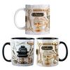 Personalisierte Friseur Tasse Keramik 330ml Friseur Kaffeetasse mit Gold