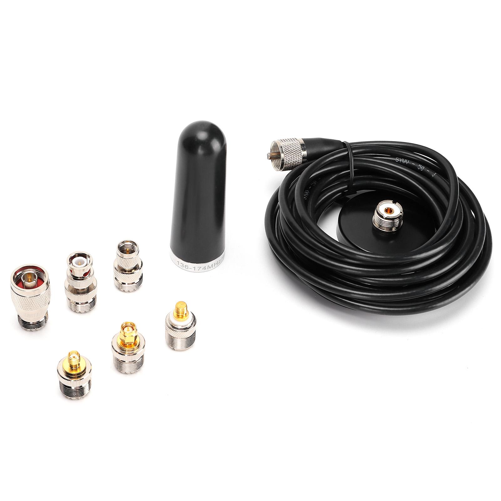 

Мини-автомобильная антенна, двухчастотная антенна, аксессуары с 5-метровыми адаптерами для подачи питания, присоской